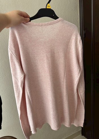 Defacto Açık pembe rengi ince kazak