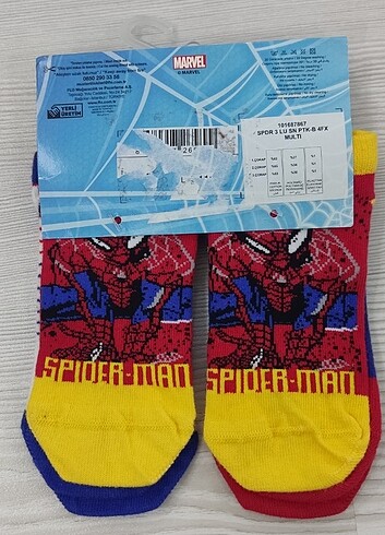 Spider-Man Spiderman çorap