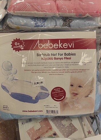 Bebek banyo filesi köpüklü 