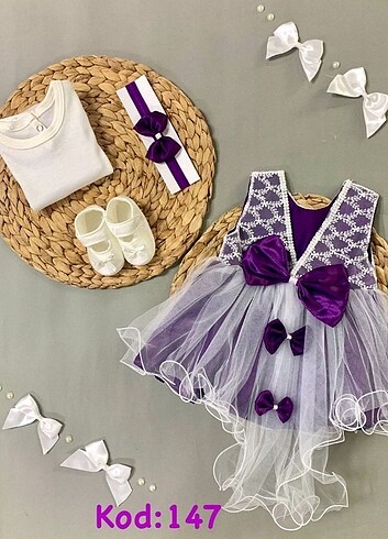 Kız Bebek Mevlüt takımı 5.5 kg a kadar uygundur 