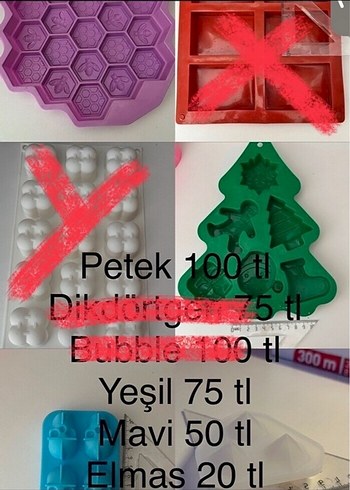 Çoklu Silikon Kalıplar - Oyuncak Seti