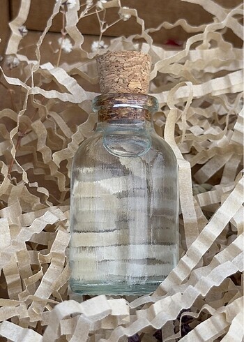 Mantar tıpalı cam şişe (kolonyasız) - Görsel 4