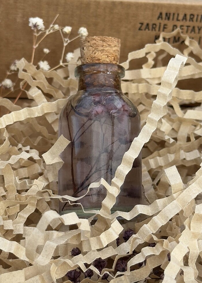 Mantar tıpalı cam şişe (kolonyasız) - Görsel 2