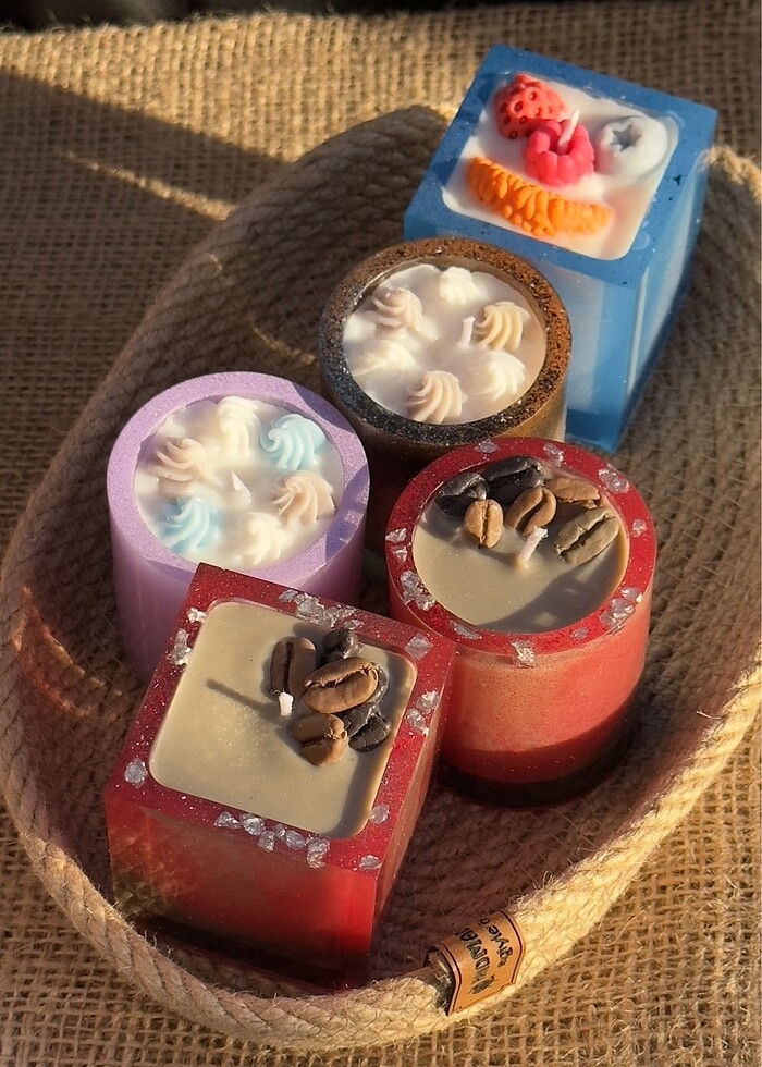 Reçine mum kalıbında soya mumu - Görsel 2