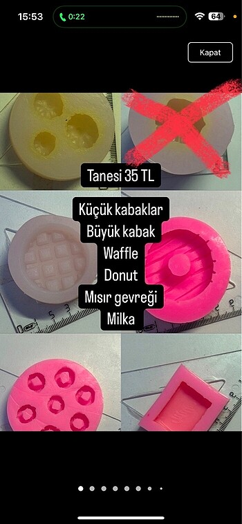 Sabun mum reçine malzemeleri