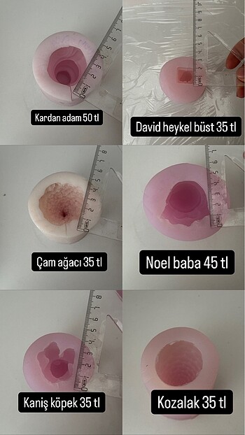 Sabun mum reçine malzemeleri