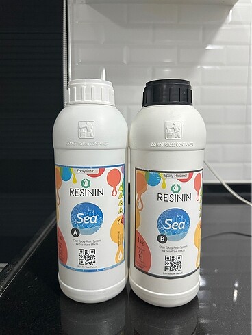 Deniz dalga efektli reçine toplam 2 kg