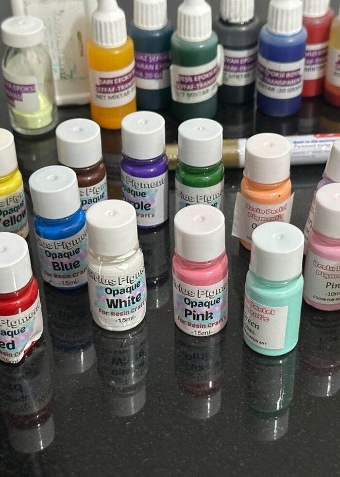 Reçine boya 3 set - Görsel 4