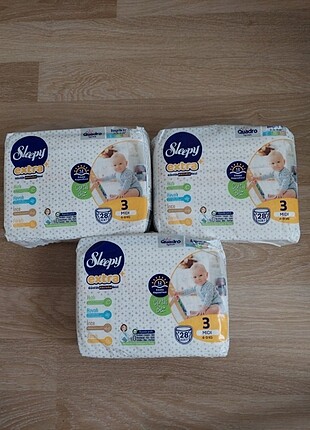 Sleepy extra cırtlı bez 3 168 adet