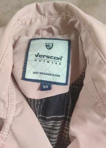 Pembe Düğmeli Kız Çocuk Ceketi - Görsel 2