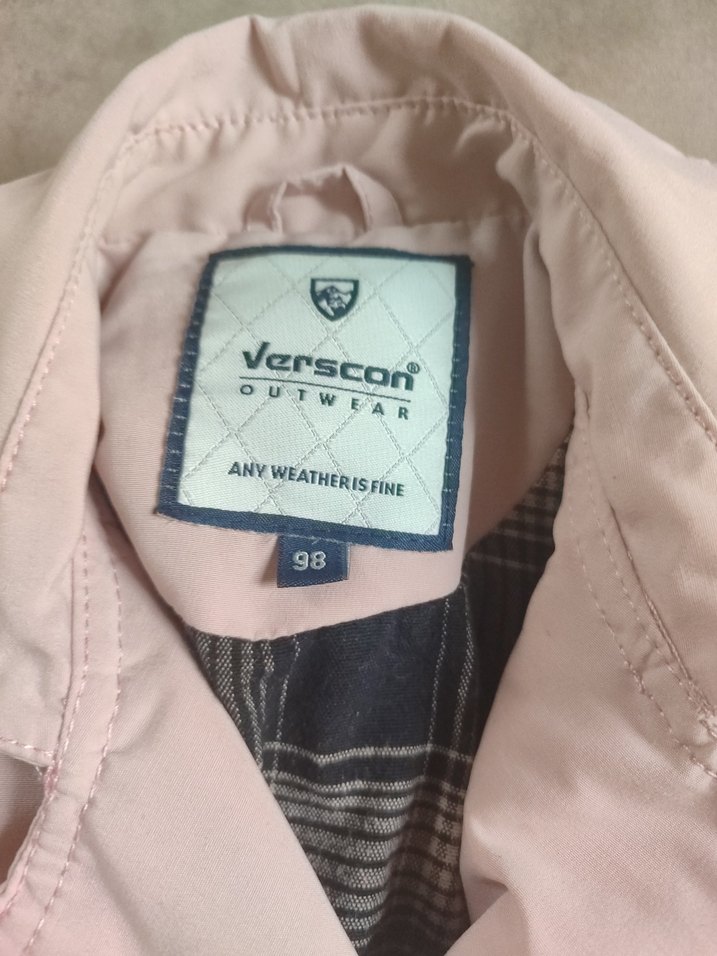 Pembe Düğmeli Kız Çocuk Ceketi - Görsel 2