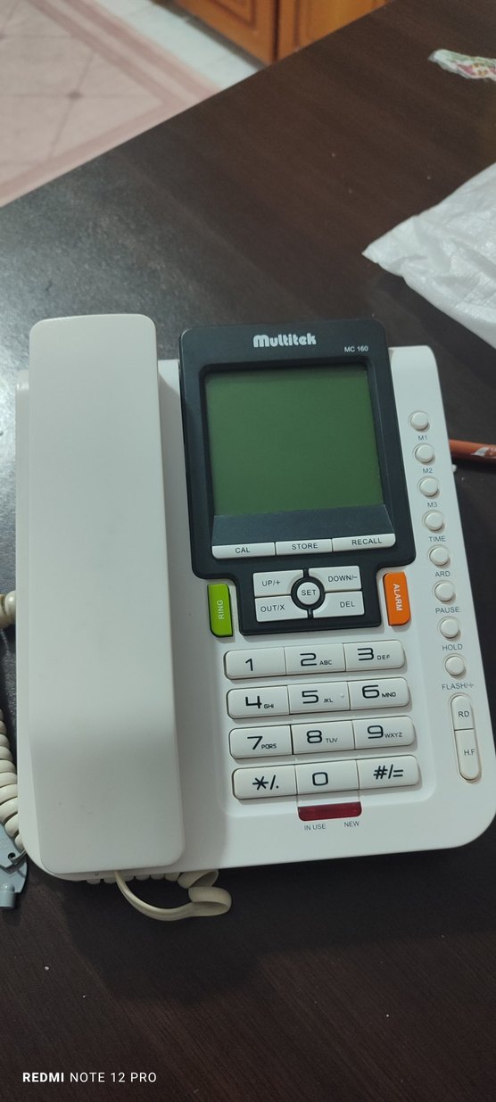 Multitek MC160 Renkli Masa Telefonu - Görsel 2