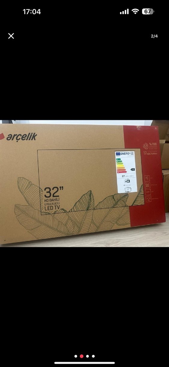 Arçelik 32" Dahili Uydu LED TV - Görsel 2