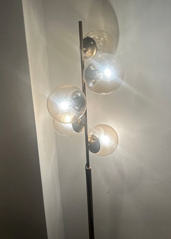 Bej Camlı Modern Lambader - Görsel 2