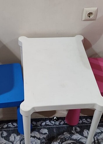  Beden beyaz Renk Ikea masa sandalye takimi