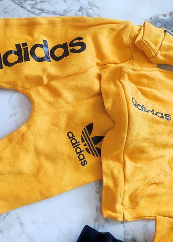 LC Waikiki Sarı Erkek Çocuk Sweatshirt Adidas