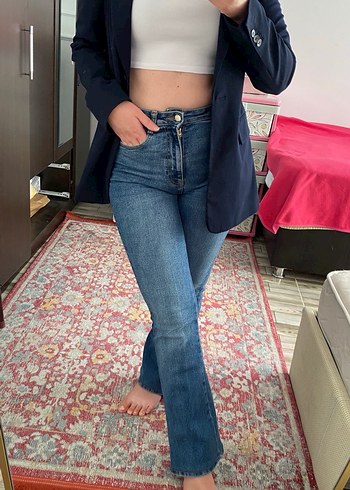 s Beden zara flare jean