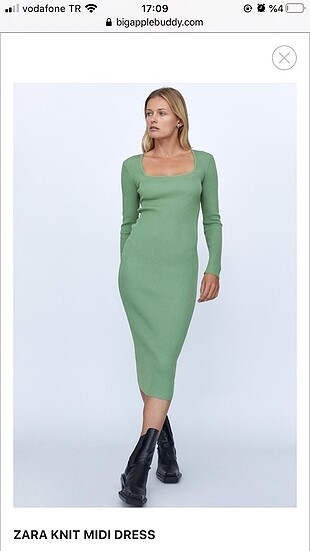 zara triko elbise