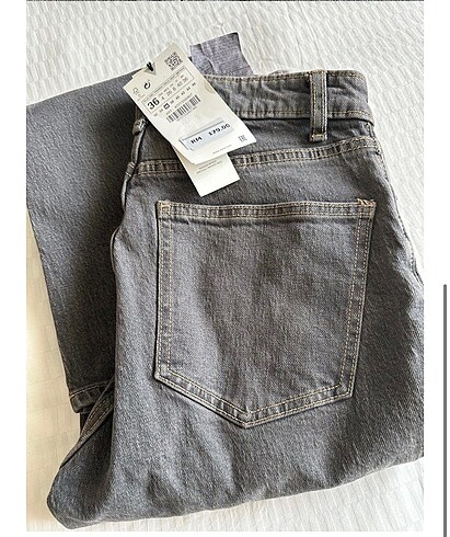 m Beden gri Renk zara stove pipe jean