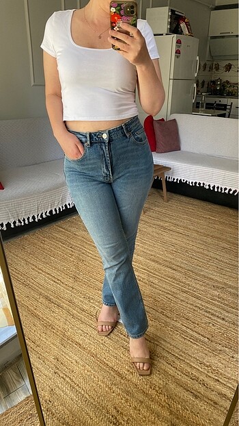 zara stove pipe jean