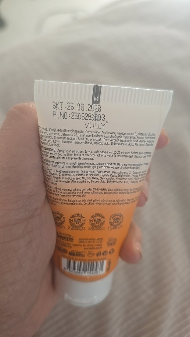 Vully SPF 50 Güneş Koruyucu Krem - Görsel 3