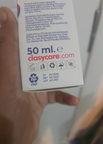 Clasy 48 Saat Kadın Roll-On Deodorant - Görsel 4