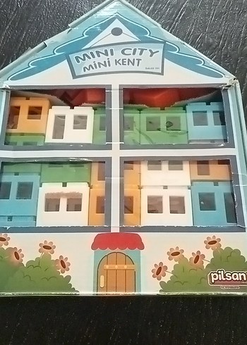 Pilsan Mini Kent Pastel Renkli Eğitici Oyuncak