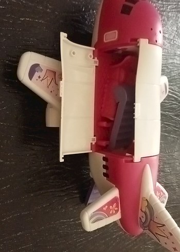  Beden Renkli Pembe Uçak Figürü