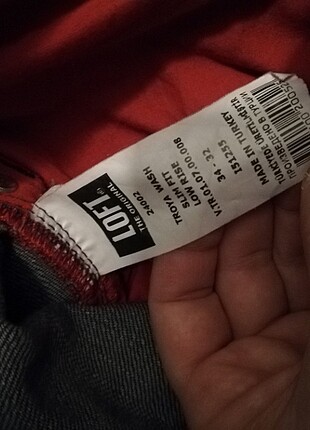 34 Beden lacivert Renk Loft Erkek Pantolon 