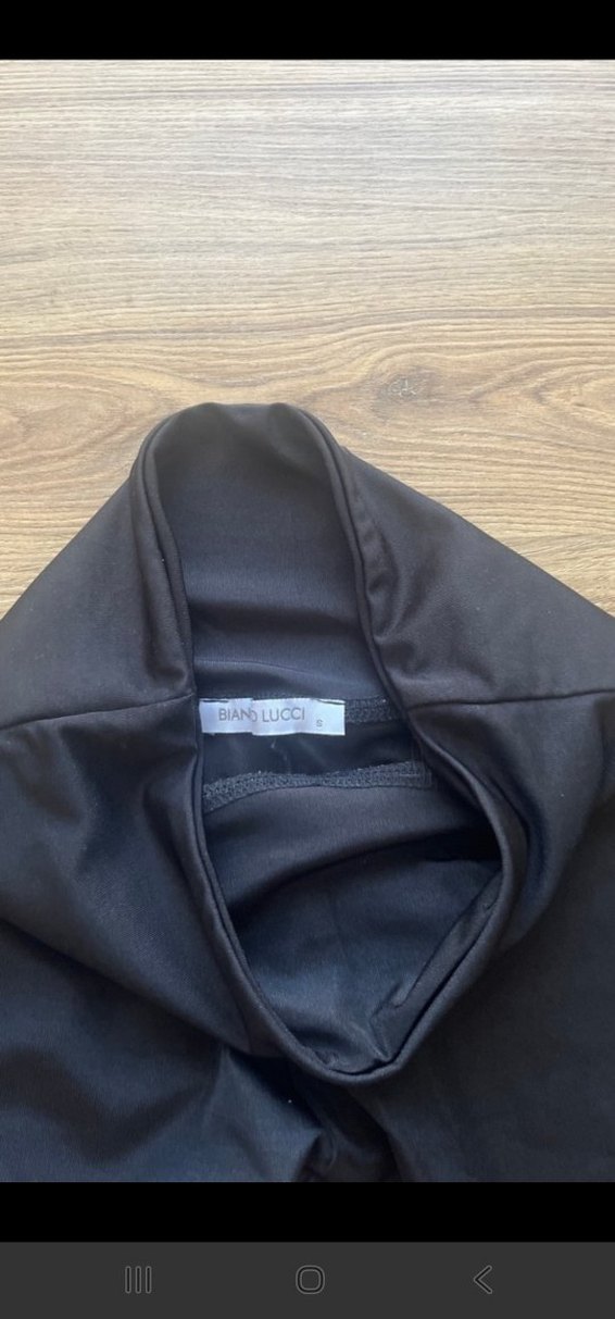 Siyah Midi Hamile Spor Şortu - Görsel 2