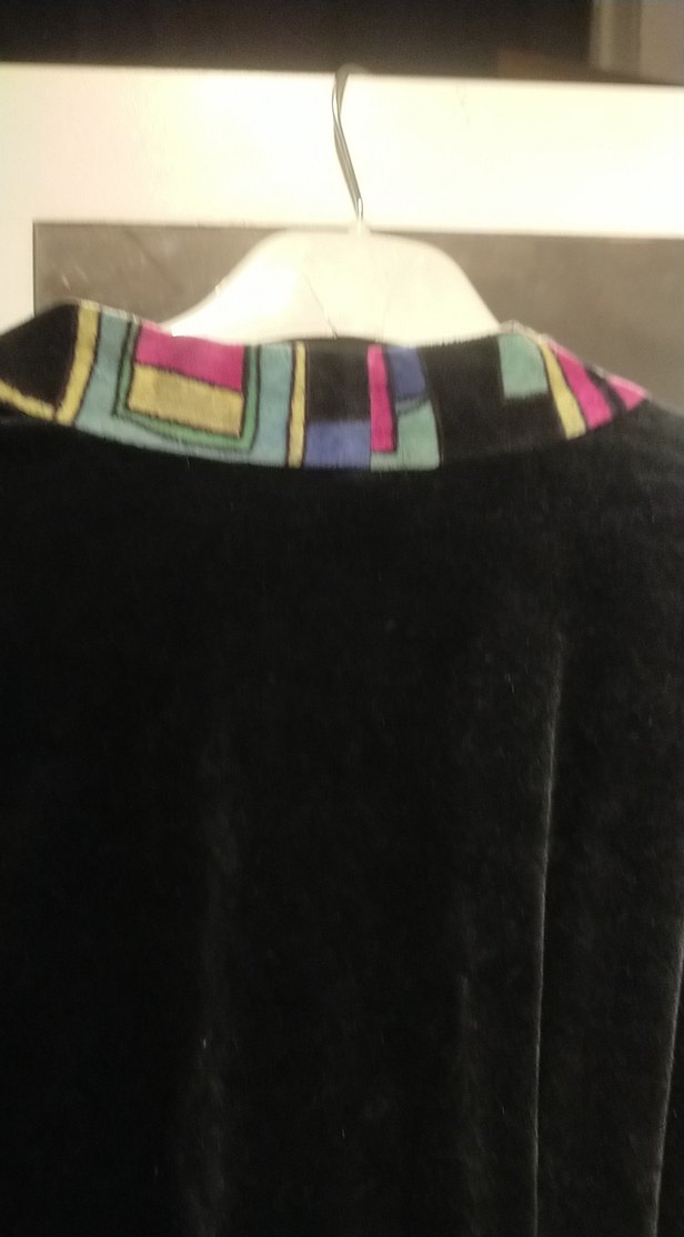 Uzun, Çok Renkli, Desenli Kadın Sabahlık - Görsel 4