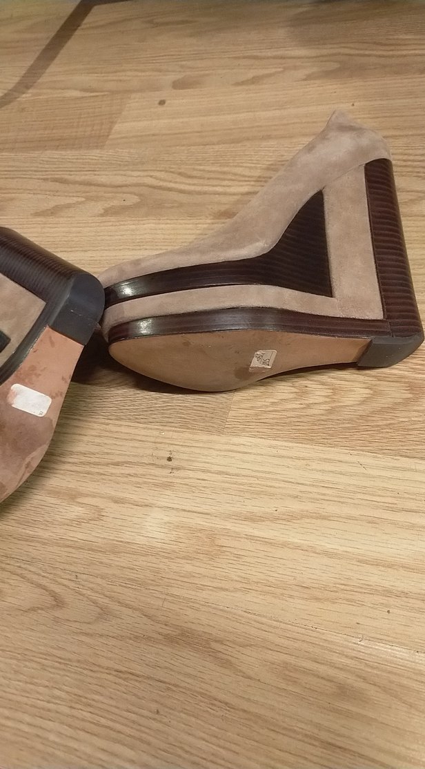 Bej Süet Kadın Dolgu Topuklu Stiletto - Görsel 5