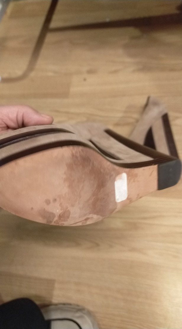 Bej Süet Kadın Dolgu Topuklu Stiletto - Görsel 4