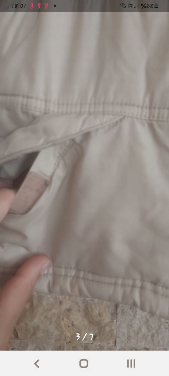 Kız Çocuk Bej Fermuarlı Yelek - Görsel 2