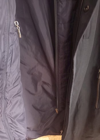 **Lacivert Keten Midi Erkek Ceket** - Görsel 9