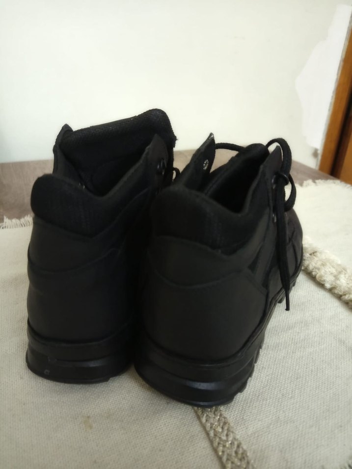 Erkek Siyah Bağcıklı Kauçuk Bot - Görsel 4