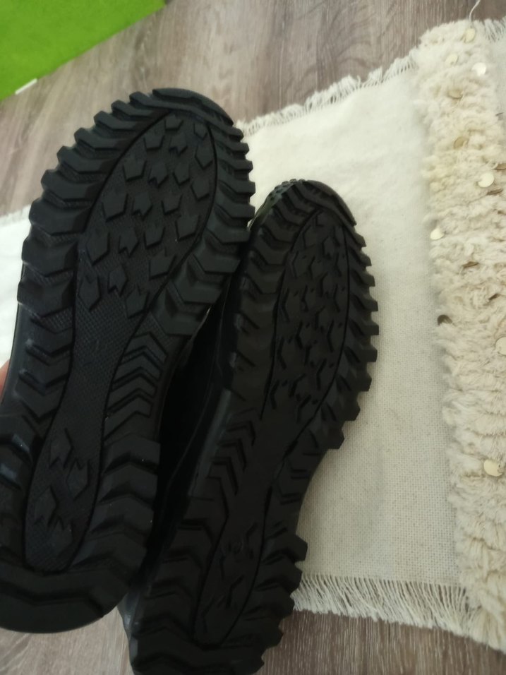 Erkek Siyah Bağcıklı Kauçuk Bot - Görsel 5