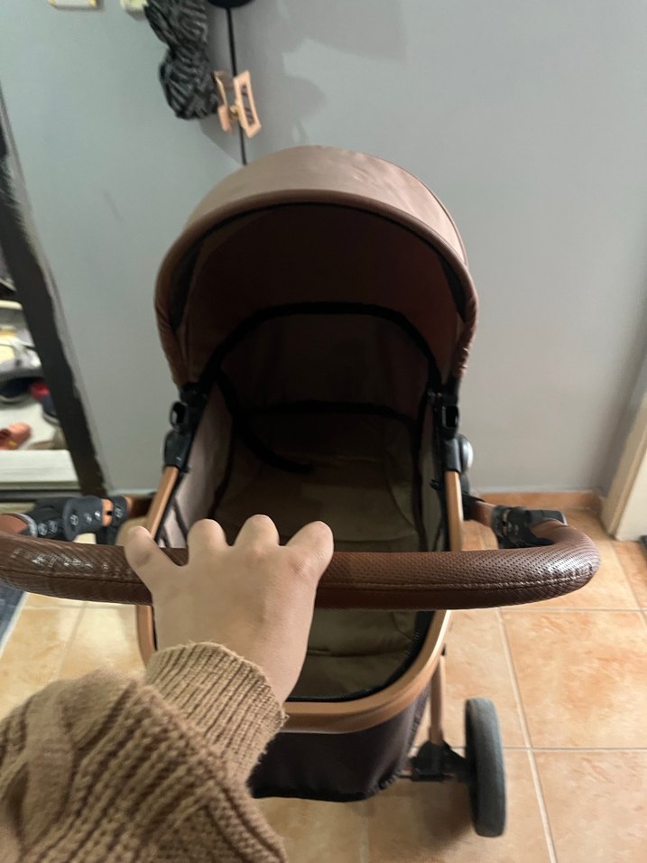 Koyu Kahverengi Bebek Arabası travel - Görsel 2