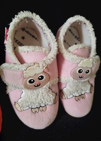 Kız Çocuk Renkli Nakışlı Sıcak panduflar - Görsel 4