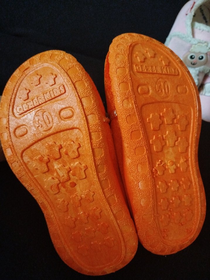 Kız Çocuk Renkli Nakışlı Sıcak panduflar - Görsel 5