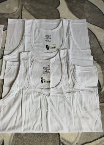 Beyaz Çocuk Atlet 6'lı Paket - Görsel 2