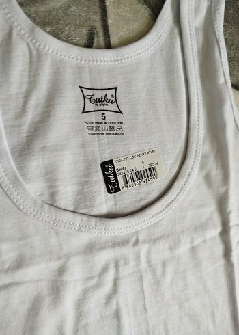 Beyaz Çocuk Atlet 6'lı Paket - Görsel 5