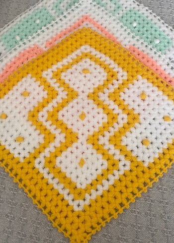 Renkli Örgü Banyo LİF ÇEŞİTLERİ - Görsel 2