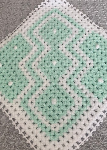 Renkli Örgü Banyo LİF ÇEŞİTLERİ - Görsel 4