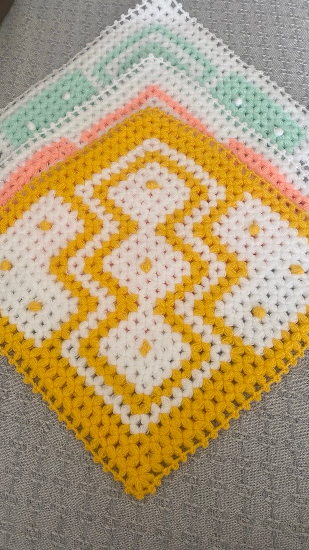 Renkli Örgü Banyo LİF ÇEŞİTLERİ - Görsel 2