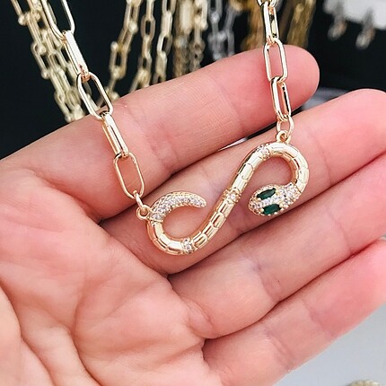 Accessorize Bijoux marka yılan figürlü kolye