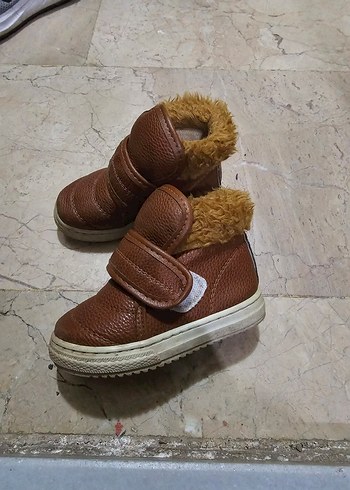 Diğer Kahverengi Kürklü Unisex Çocuk Botu
