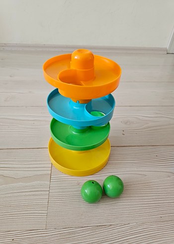 Beden Renk Çekiçli ve Çıngıraklı Top Kaydırak Oyunu