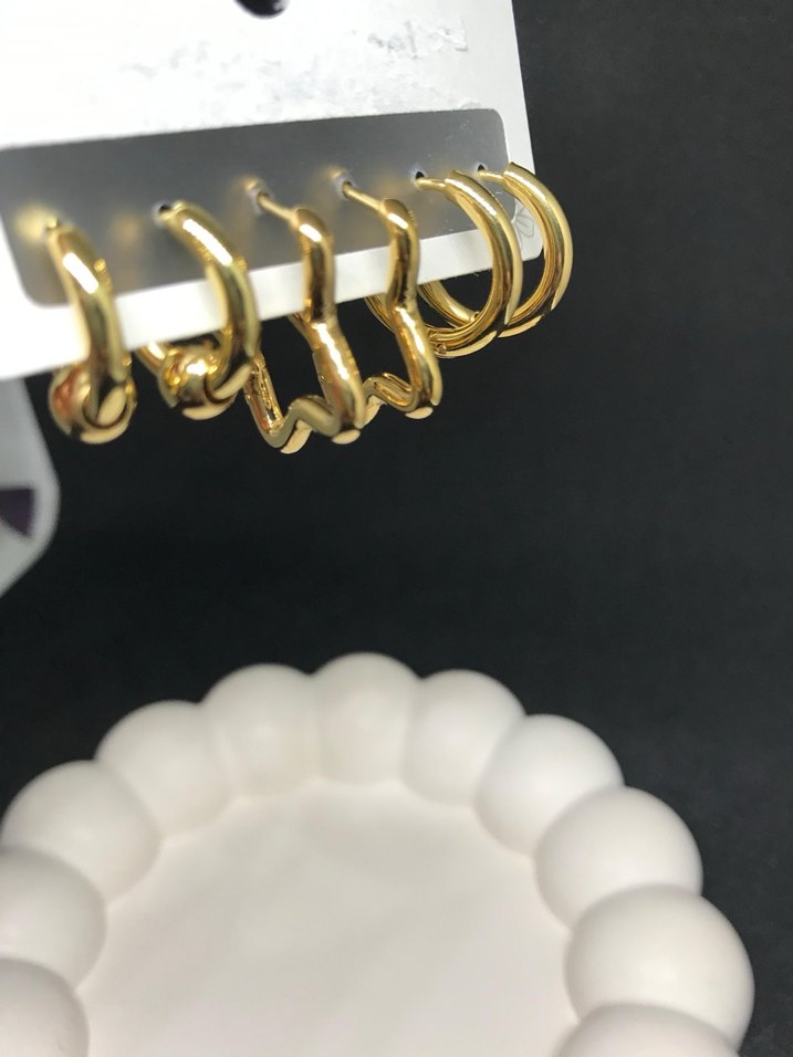 Çelik Küpe Seti  - Görsel 3