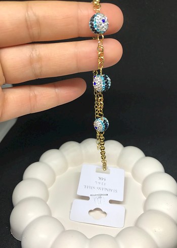 Çelik NazarBoncuklu Bileklik - Görsel 2